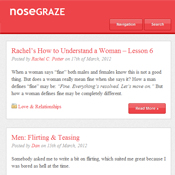 Nose Graze Tablet Resolution