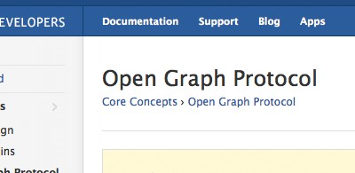 Facebook Open Graph