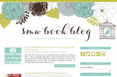SMW Book Blog blog design