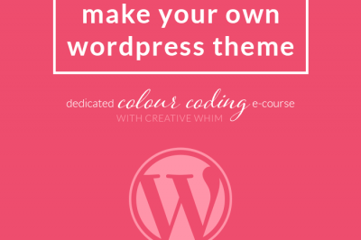 Make your own WordPress theme e-course