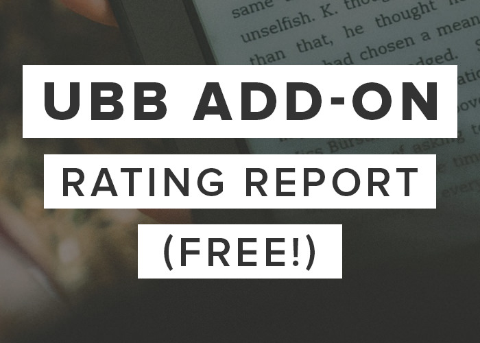 UBB Rating Report Add-On