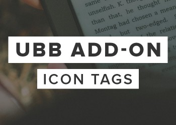 UBB Icon Tags Add-On